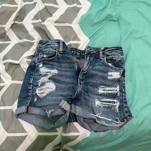 American Eagle Shorts with rips